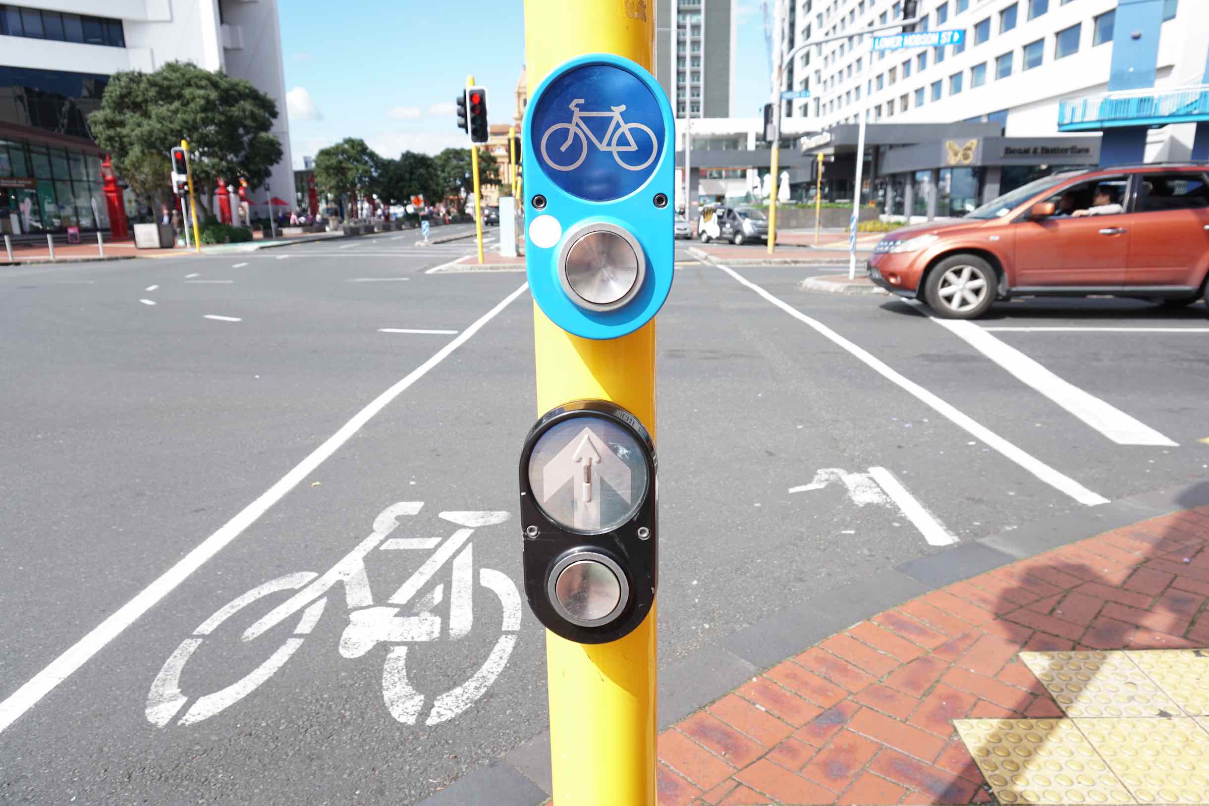 Just a crosswalk, it stops all traffic so you can cross diagonally. I also had to watch out for cars differently since they drive on the left here in NZ.