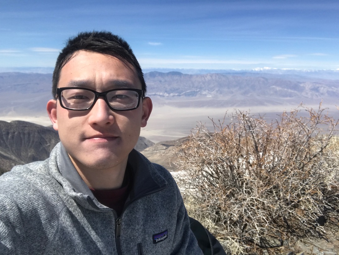 The best 'smile' I could pull off after the ascent