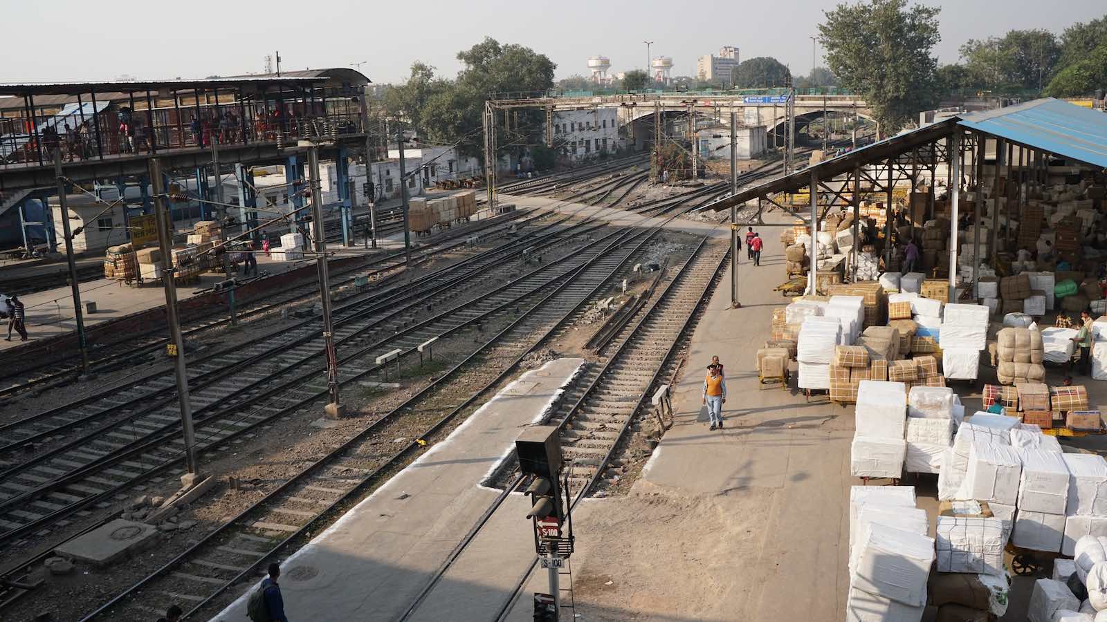 Got to my metro station, which was near the New Delhi Railway Station. It looked like it had been frozen in time from the early 1900's.
