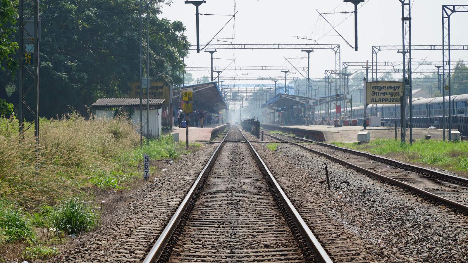 I figured it was time to go back because it was just too hot and I was not dressed for the weather, I was wearing pants and a long sleeve shirt (to protect against mosquito bites). Headed to the train station, had to cross some tracks to get back.