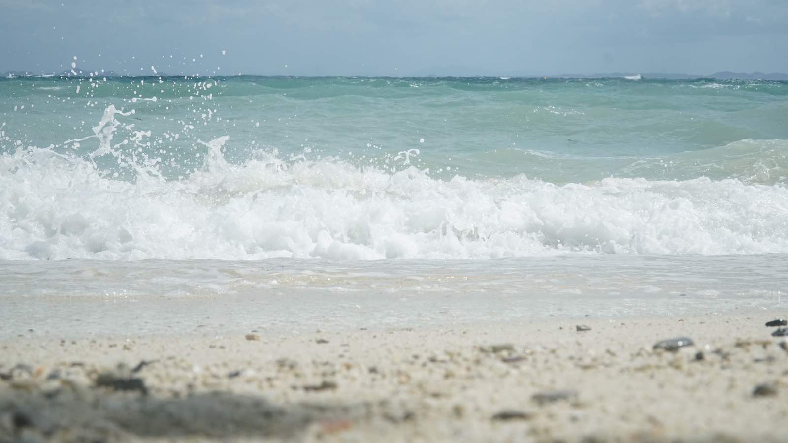 Had a lot of time to do nothing and I had my camera so I played around with taking sea foam shots. I also made a friend from Germany who was on my boat and also got stuck on this island all day.