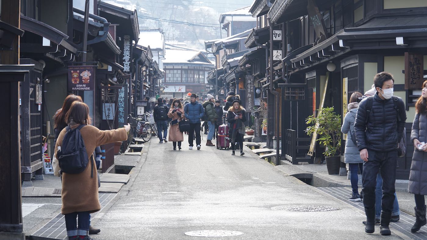 It was a bit anachronistic to see modern signs, people taking selfies, stores that sold modern goods among the architecture from 500 years ago.