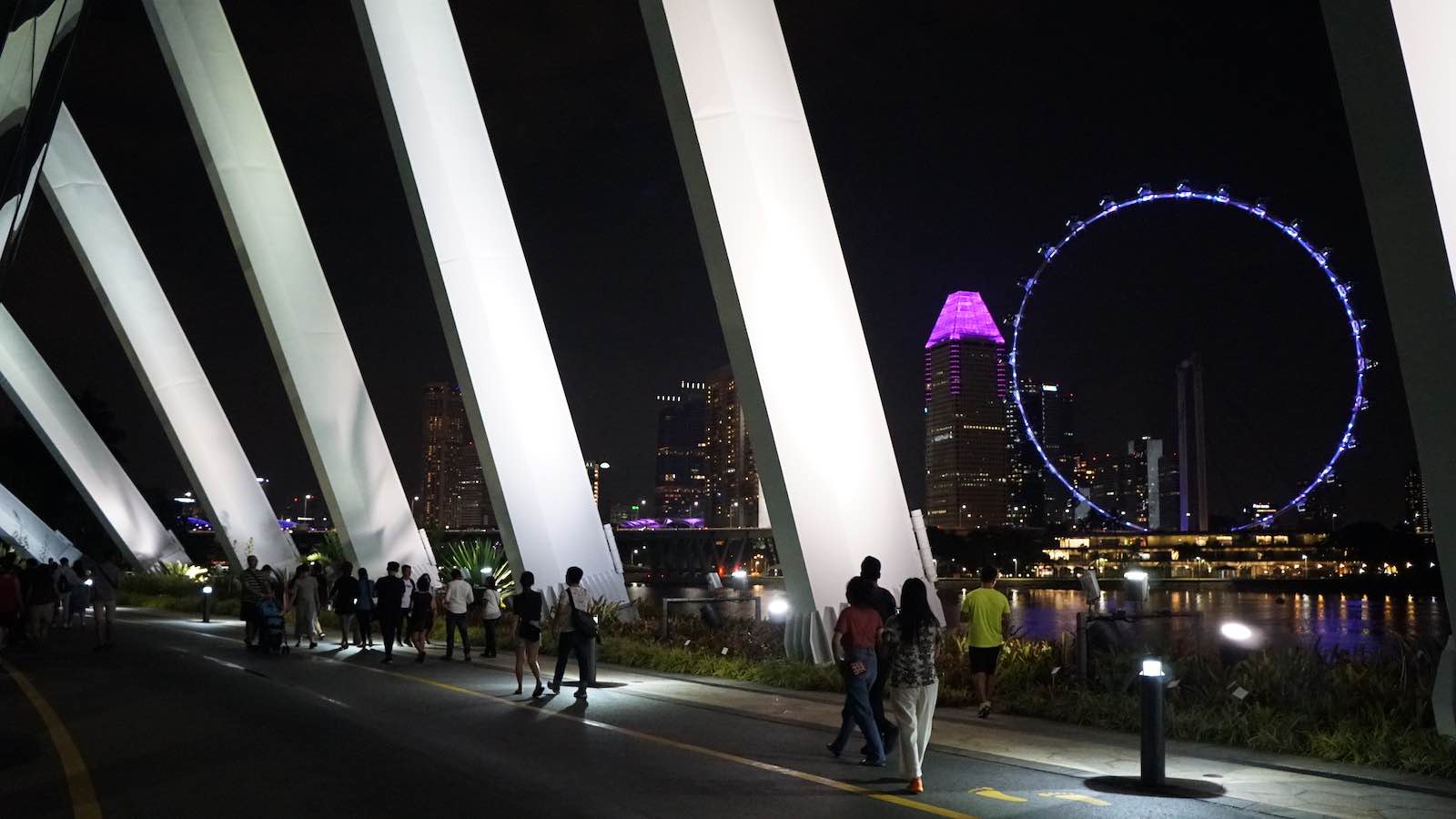 My legs were killing me on the long walk back to the subway station after the festivities. The architecture and views along the walk was beautiful though.
