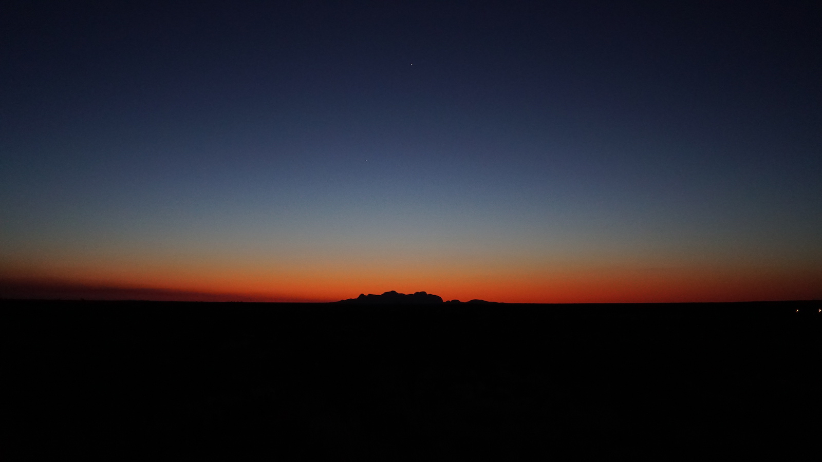 Watched the stunning sunset over Kata Tjuta